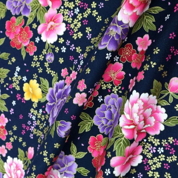 Photo5: ➖ 減價｜‼️不適用於 滿 $350 包郵 及 滿 $600 減 $30｜💢 紅、湖藍、深藍 各 1y 現貨｜🇹🇼 台灣製｜厚棉｜花開富貴 (5)