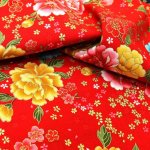 Photo2: 🧧瘋狂亂減｜‼️不適用於 滿 $350 包郵 及 滿 $600 減 $30｜💢 紅、湖藍、深藍 各 1y 現貨｜🇹🇼 台灣製｜厚棉｜花開富貴 (2)