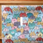 Photo4: ➖ 減價 ｜‼️ 不享 滿 $250 包郵 ‼️不享 滿 $600 減 $30｜💢 綠、粉 各 0.5y 現貨｜🇹🇼 台灣布｜厚棉｜🐱動物粉絲 (4)