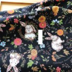 Photo9: ➖ 減價｜‼️不適用於 滿 $350 包郵 及 滿 $600 減 $30｜💢 米、黑各有 0.5y 現貨｜🇹🇼 台灣製｜厚棉｜小兔花朵 (9)