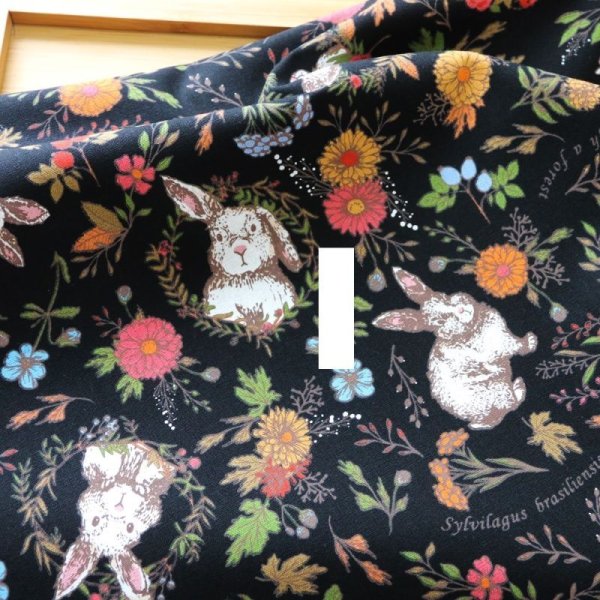 Photo9: ➖ 減價｜‼️不適用於 滿 $350 包郵 及 滿 $600 減 $30｜💢 米、黑各有 0.5y 現貨｜🇹🇼 台灣製｜厚棉｜小兔花朵 (9)