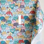 Photo6: ➖ 減價 ｜‼️ 不享 滿 $250 包郵 ‼️不享 滿 $600 減 $30｜💢 綠、粉 各 0.5y 現貨｜🇹🇼 台灣布｜厚棉｜🐱動物粉絲 (6)