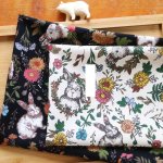 Photo1: ➖ 減價｜‼️不適用於 滿 $350 包郵 及 滿 $600 減 $30｜💢 米、黑各有 0.5y 現貨｜🇹🇼 台灣製｜厚棉｜小兔花朵 (1)