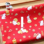 Photo5: ➖ 減價｜‼️ 不享 滿 $250 包郵 ‼️不享 滿 $600 減 $30｜💢 紅、深藍 各 1y 現貨｜🇹🇼 台灣製｜薄棉｜新春祈福小兔 (5)