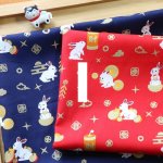 Photo1: ➖ 減價｜‼️ 不享 滿 $250 包郵 ‼️不享 滿 $600 減 $30｜💢 紅、深藍 各 1y 現貨｜🇹🇼 台灣製｜薄棉｜新春祈福小兔 (1)