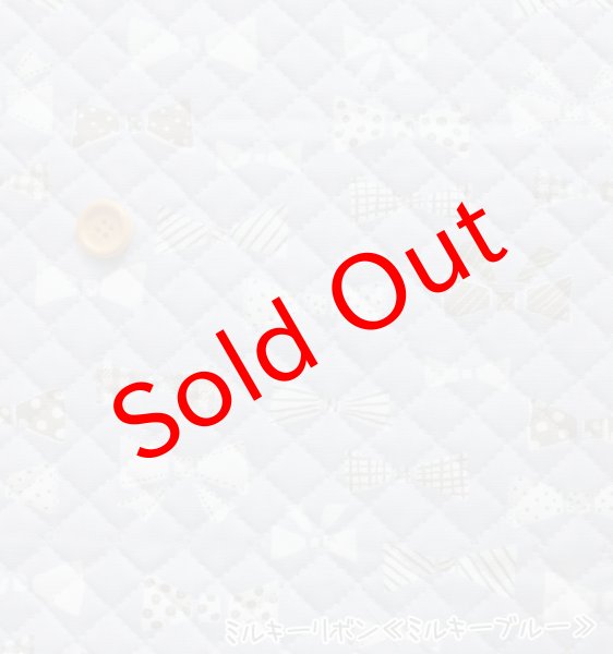 Photo2: 💢 買滿包郵｜💢 乳藍 1m 現貨｜🇯🇵 日本布｜外層 : 牛津布｜間棉｜絎縫｜蝴蝶結 (2)