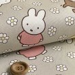 Photo8: 📮 買滿包郵｜💢 非 現貨｜🇯🇵 日本布｜牛津布｜Miffy Floral Japan Fabric｜碎花｜2022 (8)