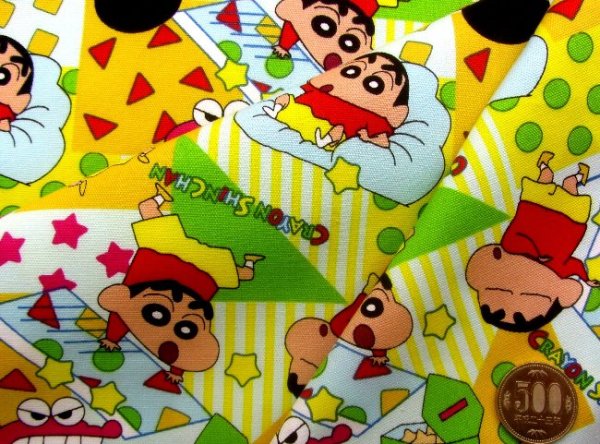 Photo2: ➖ 減價｜‼️不適用於 滿 $350 包郵 及 滿 $600 減 $30｜｜💢 0.5m 現貨｜日本製｜牛津布｜蠟筆小新｜2022年 11月 (2)