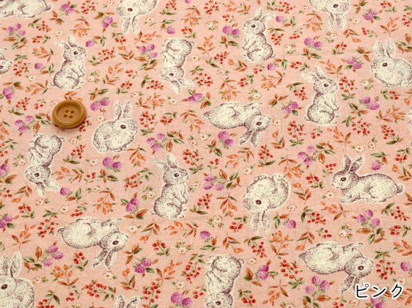 Photo2: ➖ 減價 Package｜‼️不適用於 滿 $350 包郵 及 滿 $600 減 $30｜💢 粉、藍、桃橙 各 0.5m 現貨｜🇯🇵 日本布｜薄棉｜動物｜兔｜Rabbit｜💕 客人作品分享系列 💕 (2)