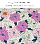 Photo2: ➖瘋狂亂減｜‼️不適用於 滿 $350 包郵 及 滿 $600 減 $30｜💢 象牙底粉紅花 0.5m 現貨｜🇯🇵 日本布｜薄棉｜山茶花 (2)