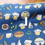 Photo3: ➖ 減價｜‼️ 不享 滿 $250 包郵 ‼️不享 滿 $600 減 $30｜💢藍 0.5y 現貨｜🇹🇼 台灣布｜薄棉｜啤酒美味燒烤 (3)