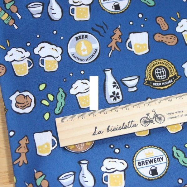 Photo2: ➖ 減價｜‼️ 不享 滿 $250 包郵 ‼️不享 滿 $600 減 $30｜💢藍 0.5y 現貨｜🇹🇼 台灣布｜薄棉｜啤酒美味燒烤 (2)