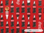 Photo1: 🔥 瘋狂亂減｜‼️不適用於 滿 $350 包郵 及 滿 $600 減 $30｜💢 紅色 0.5m 現貨｜🇯🇵 日本布｜牛津布｜Coca - Cola｜2023 (1)