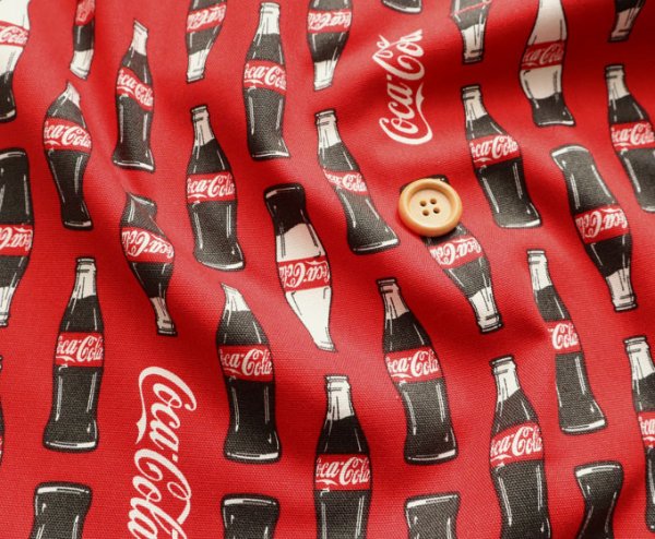 Photo2: ➖ 減價｜‼️不適用於 滿 $350 包郵 及 滿 $600 減 $30｜💢 紅色 0.5m 現貨｜🇯🇵 日本布｜牛津布｜Coca - Cola｜2023 (2)