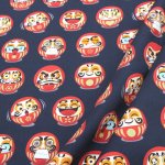 Photo4: 🧧瘋狂亂減｜‼️不適用於 滿 $350 包郵 及 滿 $600 減 $30｜💢 深藍 1尺 現貨｜🇹🇼 台灣布｜達摩招好運｜大版達摩｜💢 牛津布 封 150 cm (4)