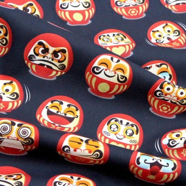 Photo2: ➖ 減價｜‼️不適用於 滿 $350 包郵 及 滿 $600 減 $30｜💢 深藍 1尺 現貨｜🇹🇼 台灣布｜達摩招好運｜大版達摩｜💢 牛津布 封 150 cm (2)