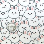 Photo1: ➖ 減價｜‼️不適用於 滿 $350 包郵 及 滿 $600 減 $30｜💢 兔仔 2尺 現貨｜🇹🇼 台灣製｜牛津布｜可愛動物大頭貼｜Cute animal (1)