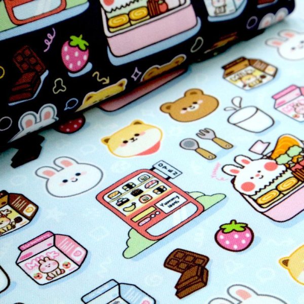 Photo4: ➖ 減價｜‼️不適用於 滿 $350 包郵 及 滿 $600 減 $30｜💢 粉、深藍、水藍 各有 1尺 現貨｜🇹🇼 台灣布｜100％可愛100%活力｜牛津布 封 110cm (4)