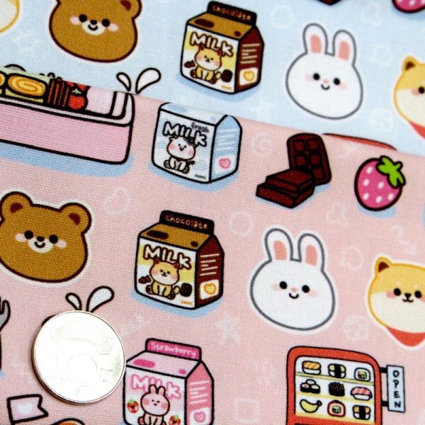 Photo3: ➖ 減價｜‼️不適用於 滿 $350 包郵 及 滿 $600 減 $30｜💢 粉、深藍、水藍 各有 1尺 現貨｜🇹🇼 台灣布｜100％可愛100%活力｜牛津布 封 110cm (3)