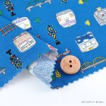 Photo2: ➖ 減價品｜‼️ 不可 滿 $250 包郵 ‼️不可 滿 $600 減 $30｜💢 買滿包郵｜💢藍色 1m 現貨｜🇯🇵 日本布｜薄棉｜汽車 (2)