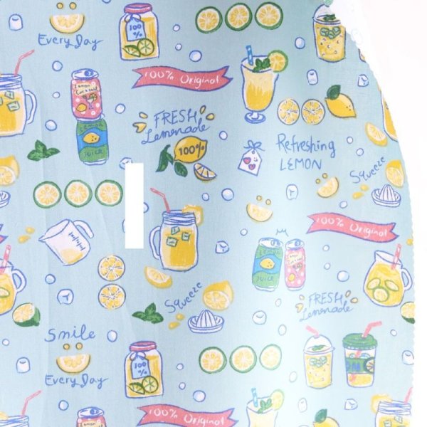 Photo8: ➖ 減價｜‼️不適用於 滿 $350 包郵 及 滿 $600 減 $30｜💢米、藍 有 各 1y 現貨｜🇹🇼 台灣布｜薄棉｜香香檸檬飲料｜食物 (8)
