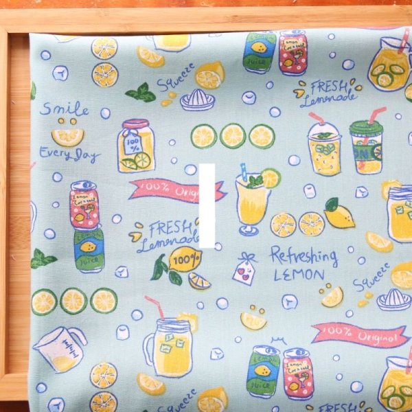 Photo9: ➖ 減價｜‼️不適用於 滿 $350 包郵 及 滿 $600 減 $30｜💢米、藍 有 各 1y 現貨｜🇹🇼 台灣布｜薄棉｜香香檸檬飲料｜食物 (9)