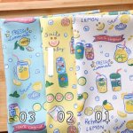 Photo1: ➖ 減價｜‼️不適用於 滿 $350 包郵 及 滿 $600 減 $30｜💢米、藍 有 各 1y 現貨｜🇹🇼 台灣布｜薄棉｜香香檸檬飲料｜食物 (1)