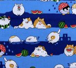 Photo1: ➖ 減價｜‼️不適用於 滿 $350 包郵 及 滿 $600 減 $30｜🟥 日本製｜💢 深軍 0.5m 現貨｜100% 棉 牛津布｜Kokka｜Mofunimal (1)