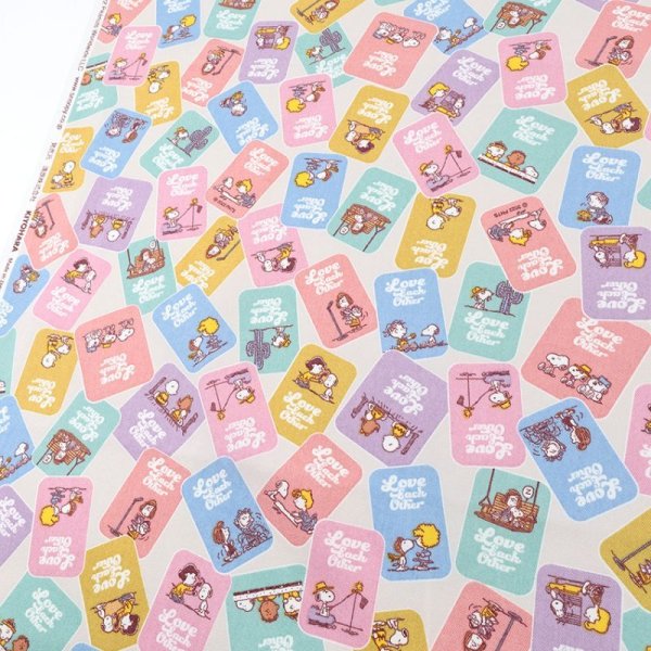 Photo5: 【1米 價格】🔴日本製｜💢非現貨｜100% 棉 牛津布｜Snoopy Peanuts ｜2023 (5)