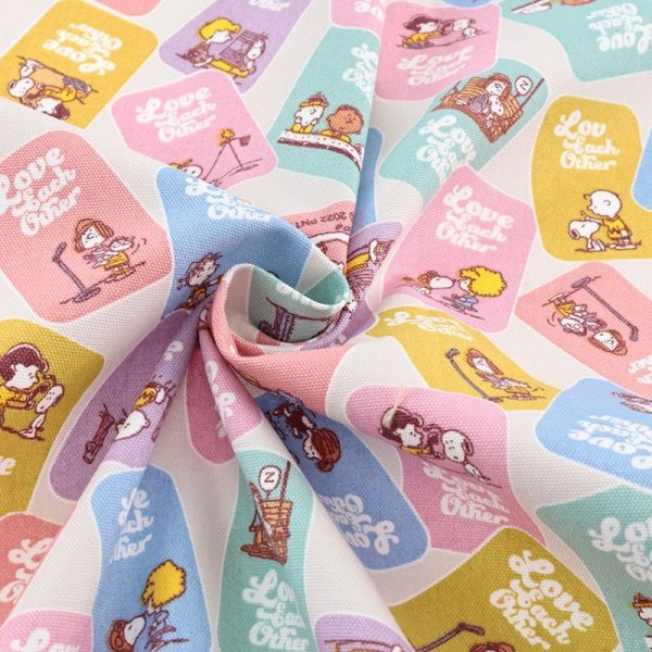 Photo4: 【1米 價格】🔴日本製｜💢非現貨｜100% 棉 牛津布｜Snoopy Peanuts ｜2023 (4)