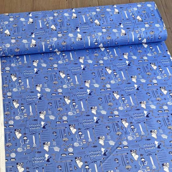 Photo6: 【1米 價格】🔵日本製｜💢非現貨｜100% 棉 牛津布｜MOOMIN  姆明 (6)