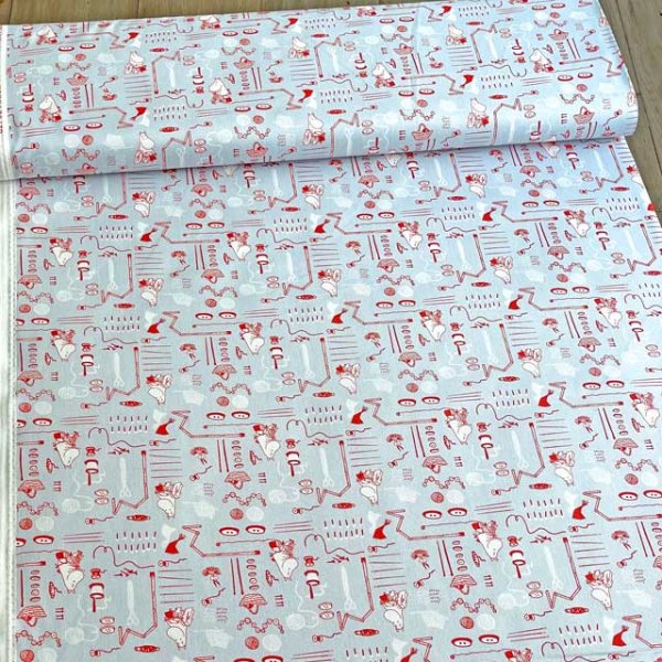 Photo4: 【1米 價格】🔵日本製｜💢非現貨｜100% 棉 牛津布｜MOOMIN  姆明 (4)