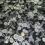 Photo1: 🔥 瘋狂亂減｜‼️不適用於 滿 $350 包郵 及 滿 $600 減 $30｜💢 黑 0.5m 現貨｜🇯🇵 日本製｜10號帆布｜花 Floral  (1)