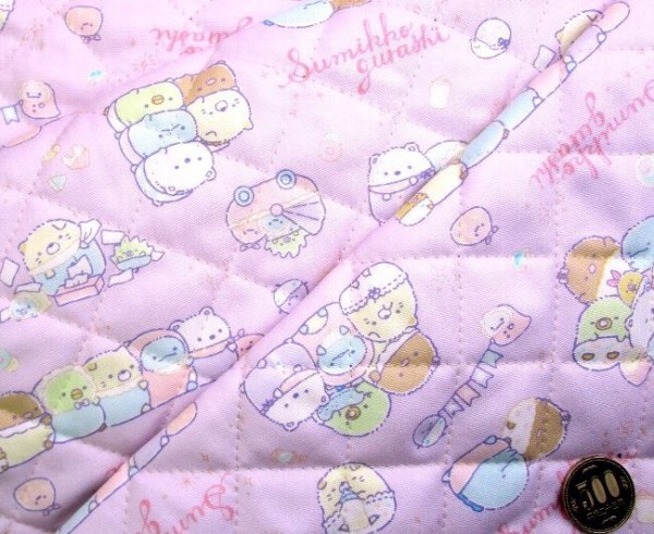 Photo10: 日本製｜💢 牛津布 - 淡黃、淡紫 各 0.5m 現貨｜100% 棉 牛津布｜Sumikko Gurashi 角落生物 (10)