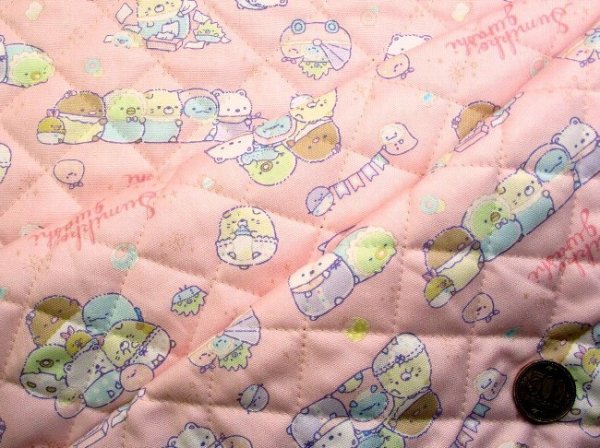 Photo9: 日本製｜💢 牛津布 - 淡黃、淡紫 各 0.5m 現貨｜100% 棉 牛津布｜Sumikko Gurashi 角落生物 (9)