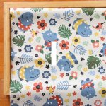 Photo4: ➖ 減價｜‼️不適用於 滿 $350 包郵 及 滿 $600 減 $30｜💢米 1y 現貨｜🇹🇼 台灣布｜薄棉｜河馬花朵｜小烏｜動物｜花柄｜夏日 (4)