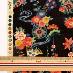 Photo3: ➖ 減價｜‼️不適用於 滿 $350 包郵 及 滿 $600 減 $30｜💢 黑 0.5m 現貨｜🇯🇵 日本製｜薄棉｜花｜和風 (3)