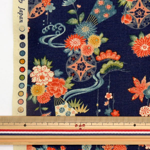 Photo8: ➖ 減價｜‼️不適用於 滿 $350 包郵 及 滿 $600 減 $30｜💢 黑 0.5m 現貨｜🇯🇵 日本製｜薄棉｜花｜和風 (8)