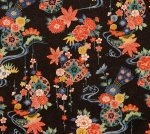 Photo1: ➖ 減價｜‼️不適用於 滿 $350 包郵 及 滿 $600 減 $30｜💢 黑 0.5m 現貨｜🇯🇵 日本製｜薄棉｜花｜和風 (1)