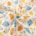 Photo1: 🔥 瘋狂亂減｜‼️不適用於 滿 $350 包郵 及 滿 $600 減 $30｜🔴 日本製｜💢 自然色 1m 現貨｜100% 棉 薄｜Disney Winnie The Pooh｜跳跳虎 Tigger｜Eeyore (1)