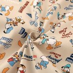 Photo2: 🔥 瘋狂亂減｜‼️不適用於 滿 $350 包郵 及 滿 $600 減 $30｜💢 淺褐 0.5m 現貨｜🇯🇵 日本製｜100% 棉 牛津布｜Disney 唐老鴨 Donald Duck (2)