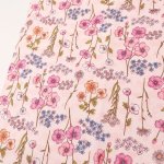 Photo1: ➖瘋狂亂減｜‼️不適用於 滿 $350 包郵 及 滿 $600 減 $30｜🔴 日本製｜💢 粉紅、黑 各 1m 現貨｜100%棉 薄｜花束 Joli bouquet Floral Flower (1)