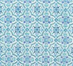 Photo1: ➖ 減價 ｜‼️不適用於 滿 $350 包郵 及 滿 $600 減 $30｜💢 藍 0.5m 現貨｜🇯🇵 日本製｜YUWA｜薄棉｜摩洛哥圖案 (1)