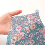 Photo3: 🔥 瘋狂亂減｜‼️不適用於 滿 $350 包郵 及 滿 $600 減 $30｜🔴 日本製｜💢 藍、米白 各 0.5m 現貨｜100% 棉 薄｜花｜💕 客人作品分享系列 💕 (3)