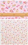 Photo5: 💢 買滿包郵｜💢 粉 0.5m 現貨｜🇯🇵 日本布｜牛津布｜甜品｜Cake｜Dessert Japan Fabric｜Kids  (5)