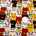 Photo7: 🔥 瘋狂亂減｜‼️不適用於 滿 $350 包郵 及 滿 $600 減 $30｜💢 1尺 現貨｜🇹🇼 台灣布｜牛津布｜萬事如意招財貓 (7)