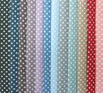 Photo1: ➖ 減價｜‼️不適用於 滿 $350 包郵 及 滿 $600 減 $30｜💢粉、卡其、水藍 各 1y 現貨｜🇹🇼 台灣製｜薄棉｜波點 水玉 圓點 Dot Taiwan Fabric｜波點控｜裡布精選  (1)