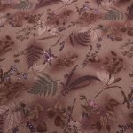 Photo1: ➖ 減價｜‼️不適用於 滿 $350 包郵 及 滿 $600 減 $30｜💢紅棕 0.5y 現貨｜🇹🇼 台灣布｜薄棉｜染色花草｜花 (1)