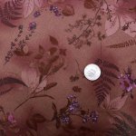 Photo2: ➖ 減價｜‼️不適用於 滿 $350 包郵 及 滿 $600 減 $30｜💢紅棕 0.5y 現貨｜🇹🇼 台灣布｜薄棉｜染色花草｜花 (2)