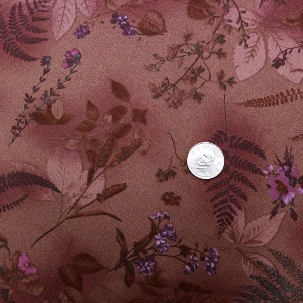 Photo2: ➖ 減價｜‼️不適用於 滿 $350 包郵 及 滿 $600 減 $30｜💢紅棕 0.5y 現貨｜🇹🇼 台灣布｜薄棉｜染色花草｜花 (2)